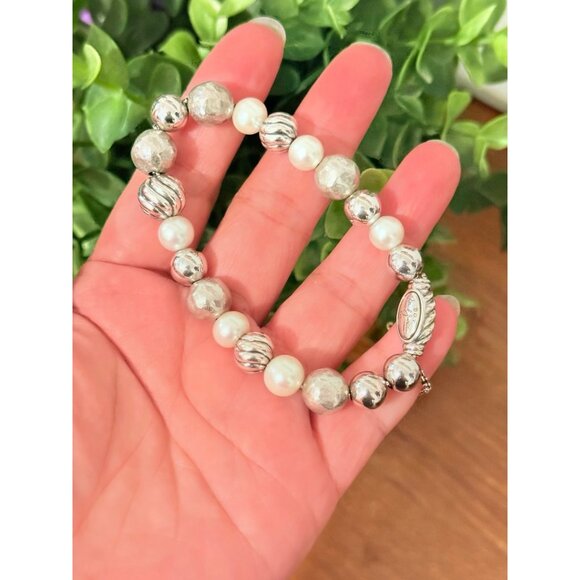 D.Y. 925 Elements Beads Pearl Bolo Bracelet - Picture 6 of 8